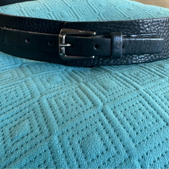 Lilith Women’s Black Genuine Leather Belt Wrap Under Buckle (L) Sz 100/40
